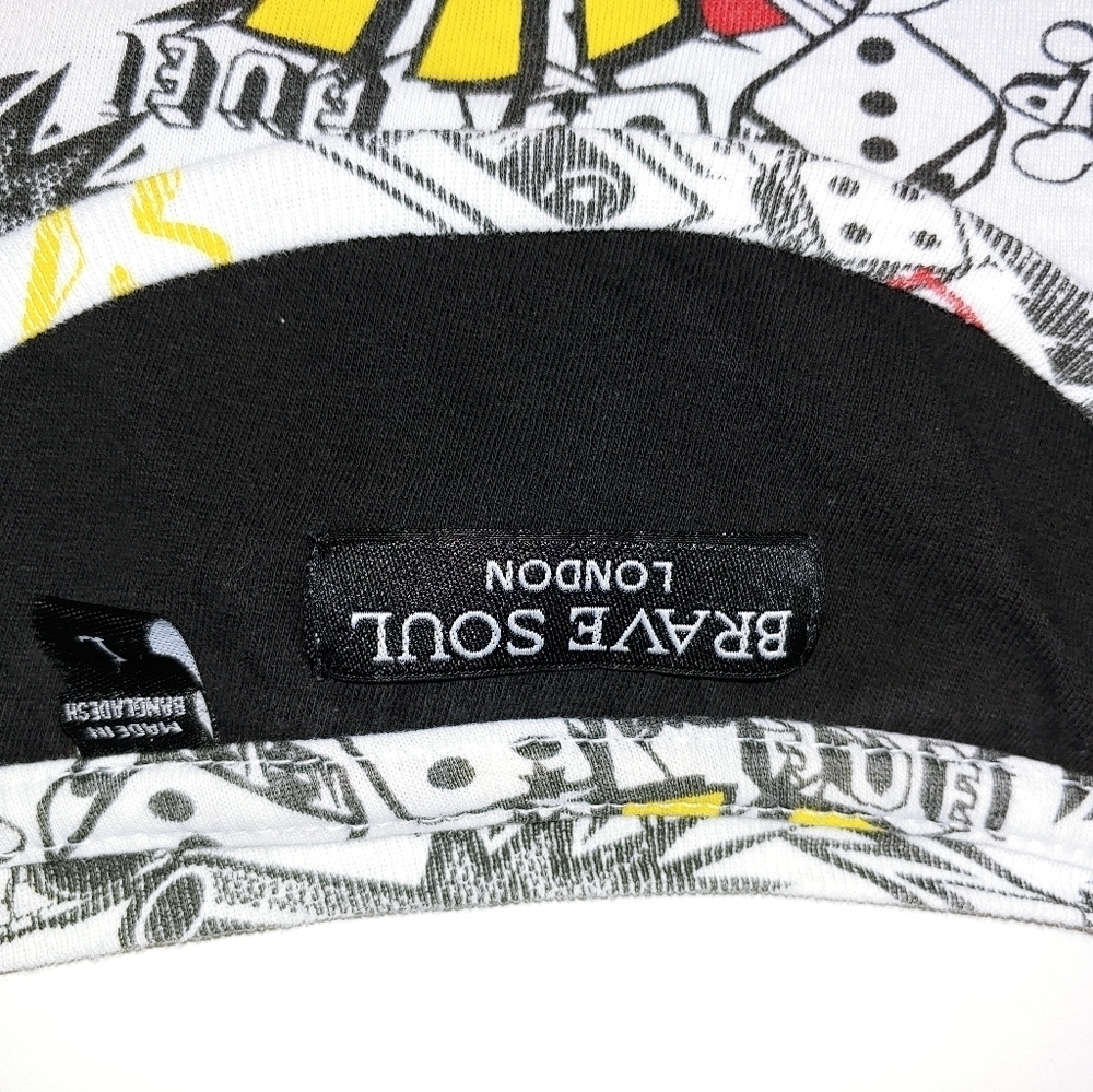 Brave Soul London Comic T-Shirt L - Picture 3 of 6